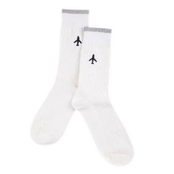 Flieger Socken Weiss