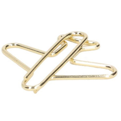 Paper clip gold aviator 10 pieces