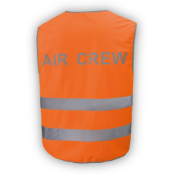 Piloten Warnweste "Crew" M/L