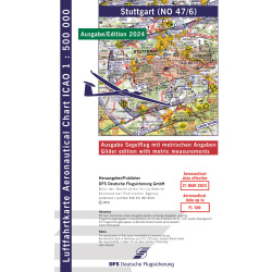 Stuttgart ICAO Glider Chart 2024