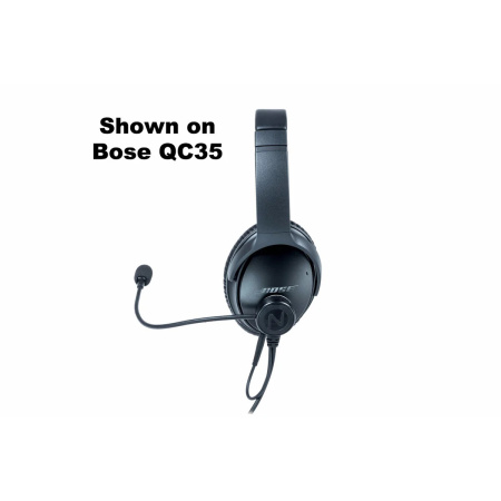 Aviation Headset Microphone On Bose Quietcomfort 35 Microphone