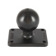 RAM 2" x 2.5" Rectangle Base with 1.5" Ball