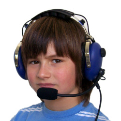 Kinder-Headset Aerostar Blau