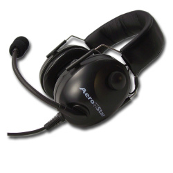 Aerostar Comfort Aviation Headset Schwarz