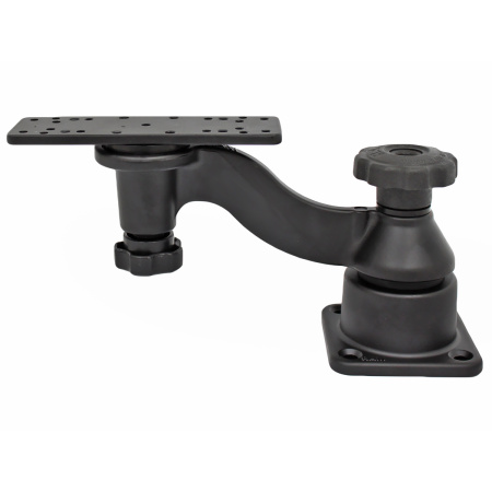 RAM Single 6 Swing Arm with 6.25 X 2 Rectangle Base and Horizontal Mounting Base - See more at: http://www.rammount.com/part/RAM-109HU#sthash.T9O2ACzz.dpuf