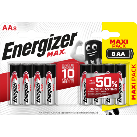 Energizer Pile MAX AA/LR6 8 pièces
