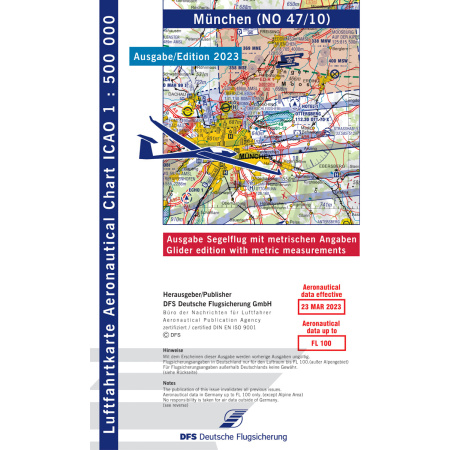 Segelflugkarte München 2025