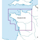 Frankreich Nord-West VFR Karte Rogers Data 2025