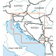 Carte VFR Croatie & Bosnie Rogers Data 2025