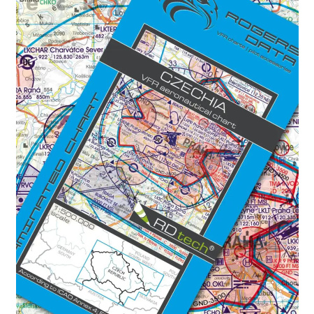 Tschechien VFR Karte Rogers Data 2025