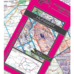 Ungarn VFR Karte Rogers Data 2025