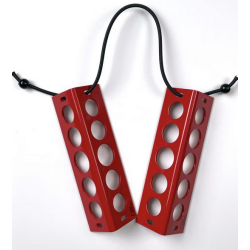 Aircraft Wheel Chocks (Aluminum) Red