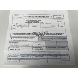 Im Kundenauftrag: Flugzeugbatterie CONCORDE RG-25XC, inkl. FAA Form 8130-3
