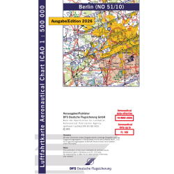 Allemagne Berlin Carte VFR OACI vol à moteur 2026