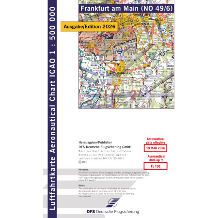 Germany Frankfurt ICAO Chart motorised flight 2026