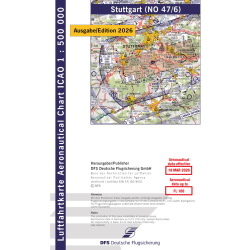 Deutschland Stuttgart ICAO Karte Motorflug VFR 2026