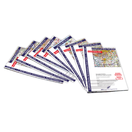 Deutschland ICAO-Karten-Set Komplettsatz Motorflug 8 Blatt 2026