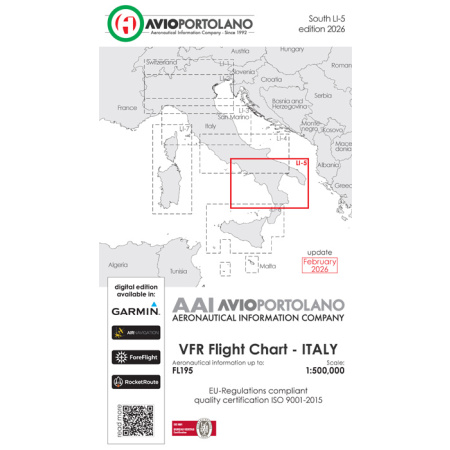 Cartes VFR Avioportolano 2026 LI-5