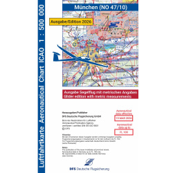 Munich ICAO Glider Chart 2026