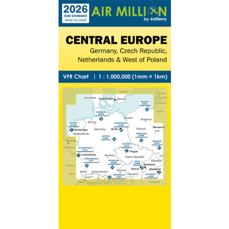 Carte VFR Allemagne Air Million 2026