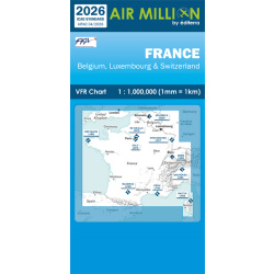 Carte VFR France Air Million 2026