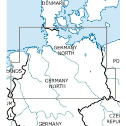 Deutschland Nord VFR Karte Rogers Data 2026