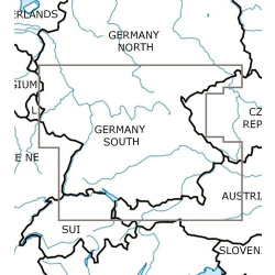 Deutschland Süd VFR Karte Rogers Data 2026