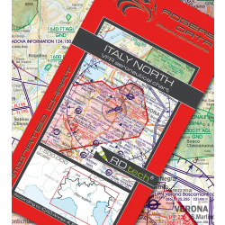Italien Nord VFR Karte Rogers Data 2026