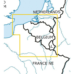 Belgien & Luxenburg VFR Karte Rogers Data 2026