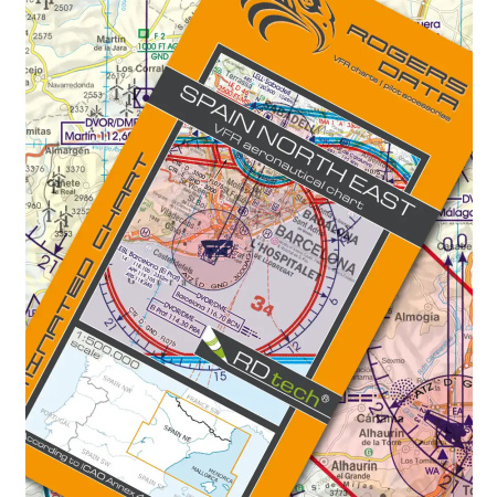Spanien VFR Nordost Karte Rogers Data 2026