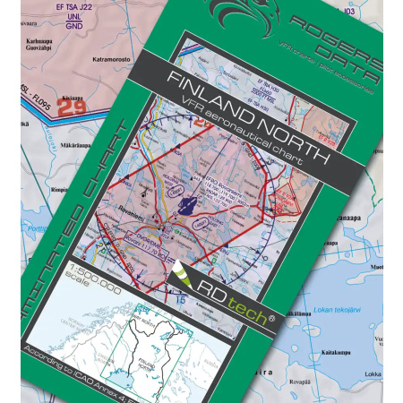 Finlande Nord VFR ICAO Chart Rogers Data 2026