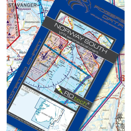 Norway South VFR ICAO Chart Rogers Data 2026