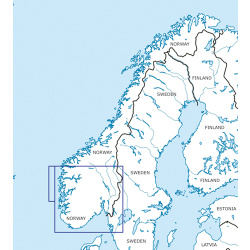 Norway South VFR ICAO Chart Rogers Data 2026