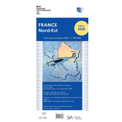 Frankreich Nord-Ost ICAO Karte VFR 2026
