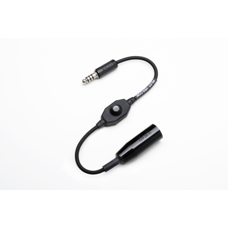 Reglage de volume en ligne casque helicoptere U174