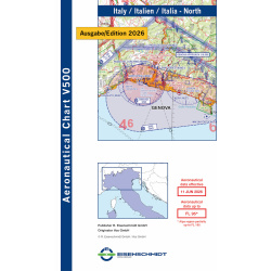 Italien Nord Visual 500 Karte VFR 2026