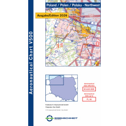 Pologne nord-ouest Visual 500 Carte VFR 2026