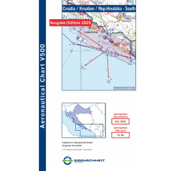 Crotia South Visual 500 Chart VFR