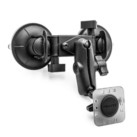 PIVOT Double Ventouse 1"