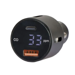 Détecteur de CO Flight Gear avec chargeur USB et...