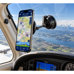 PilotGrip X98 Magnetic Smartphone Mount with Electronic Vacuum Suction Cup