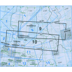 Carte IFR Europe Enroute Low Altitude ELO 9/10