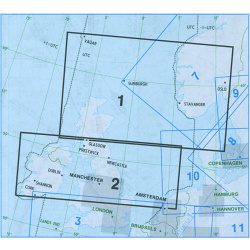 Carte IFR Europe Enroute Low Altitude ELO 1/2