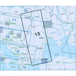 Carte IFR Europe Enroute Low Altitude ELO 15