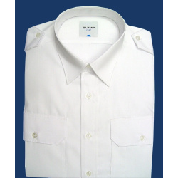 Pilot Shirt white - long sleeve 41